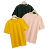 2026 High-end 190g high-count double-sided mercerized cotton T-shirt for men, pure cotton round neck short-sleeved T-shirt made of horse cotton Item Picture
